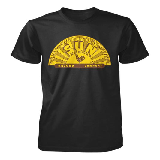 Sun Records Half Logo T-shirt - Black