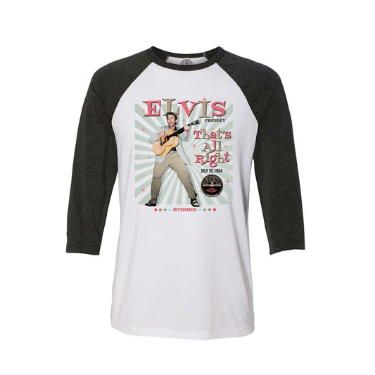 Sun Records Elvis "That's All Right" Baseball Raglan