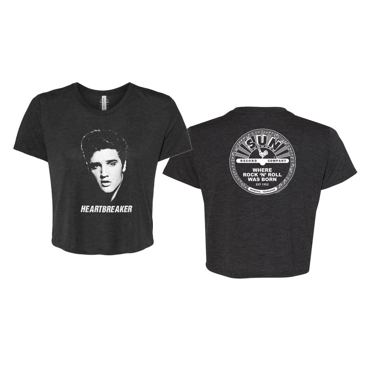 Elvis Presley Heartbreaker Sun Records Crop Top