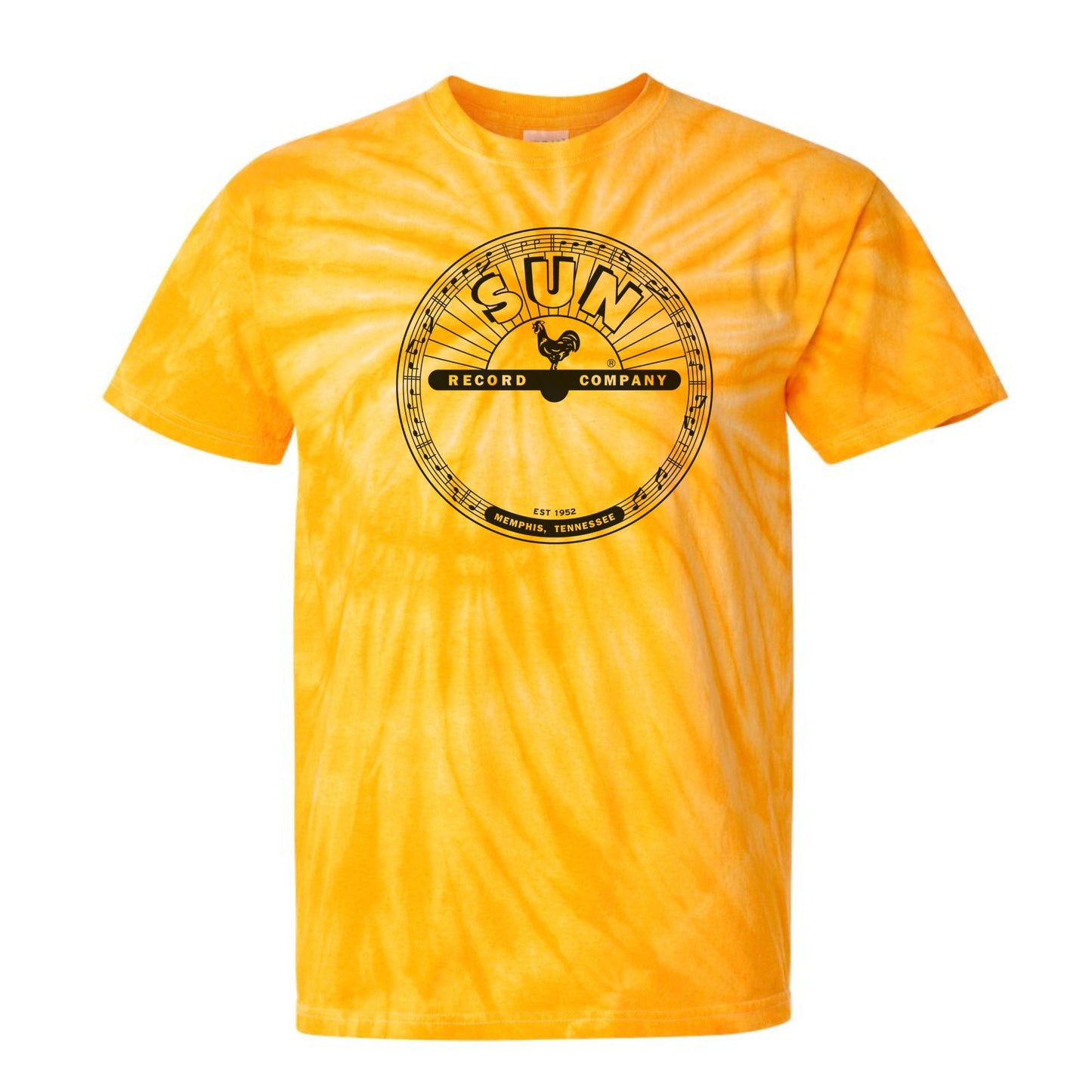 Sun Logo Tie-Dye T-Shirt - Yellow