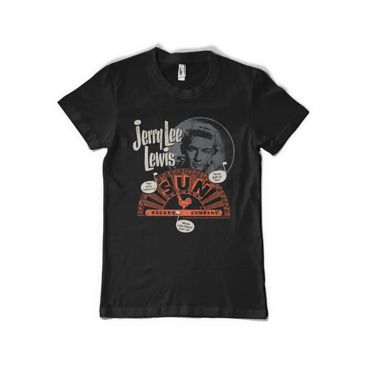 Jerry Lee Lewis Circle Portrait  T-Shirt