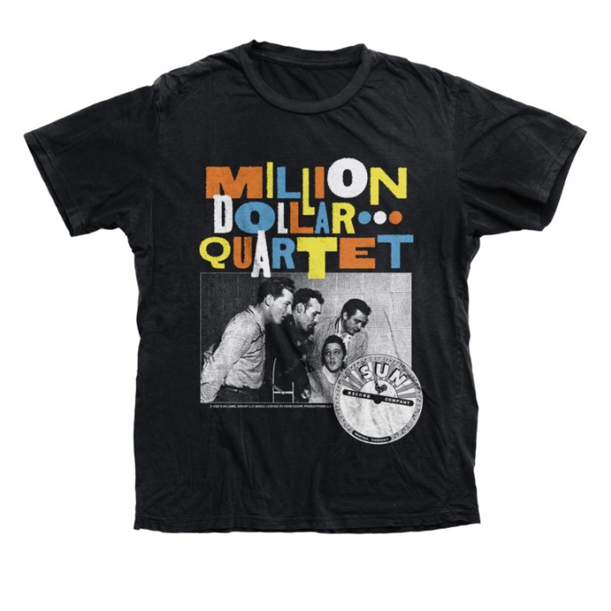 Million Dollar Quartet Block T-shirt