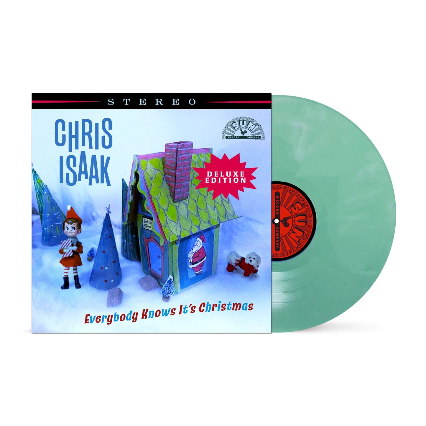 Chris Isaak - Everybody Knows It's Christmas  [Deluxe Edition] Green Vinyl LP