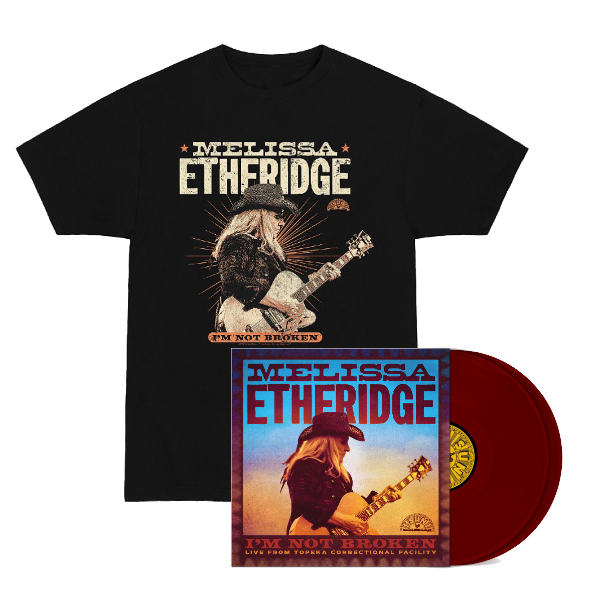 Melissa Etheridge I'm Not Broken LP & Tee Fan Pack