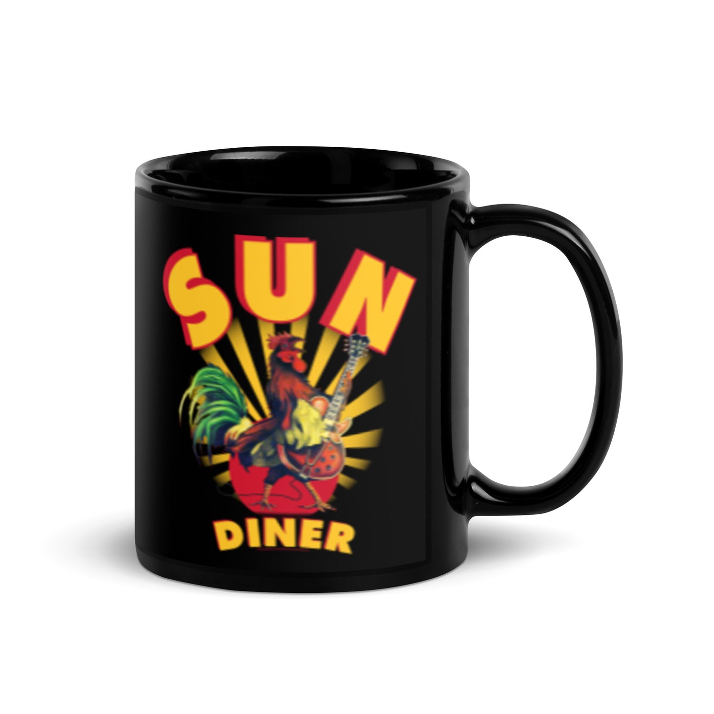 Sun Diner Rooster Mug