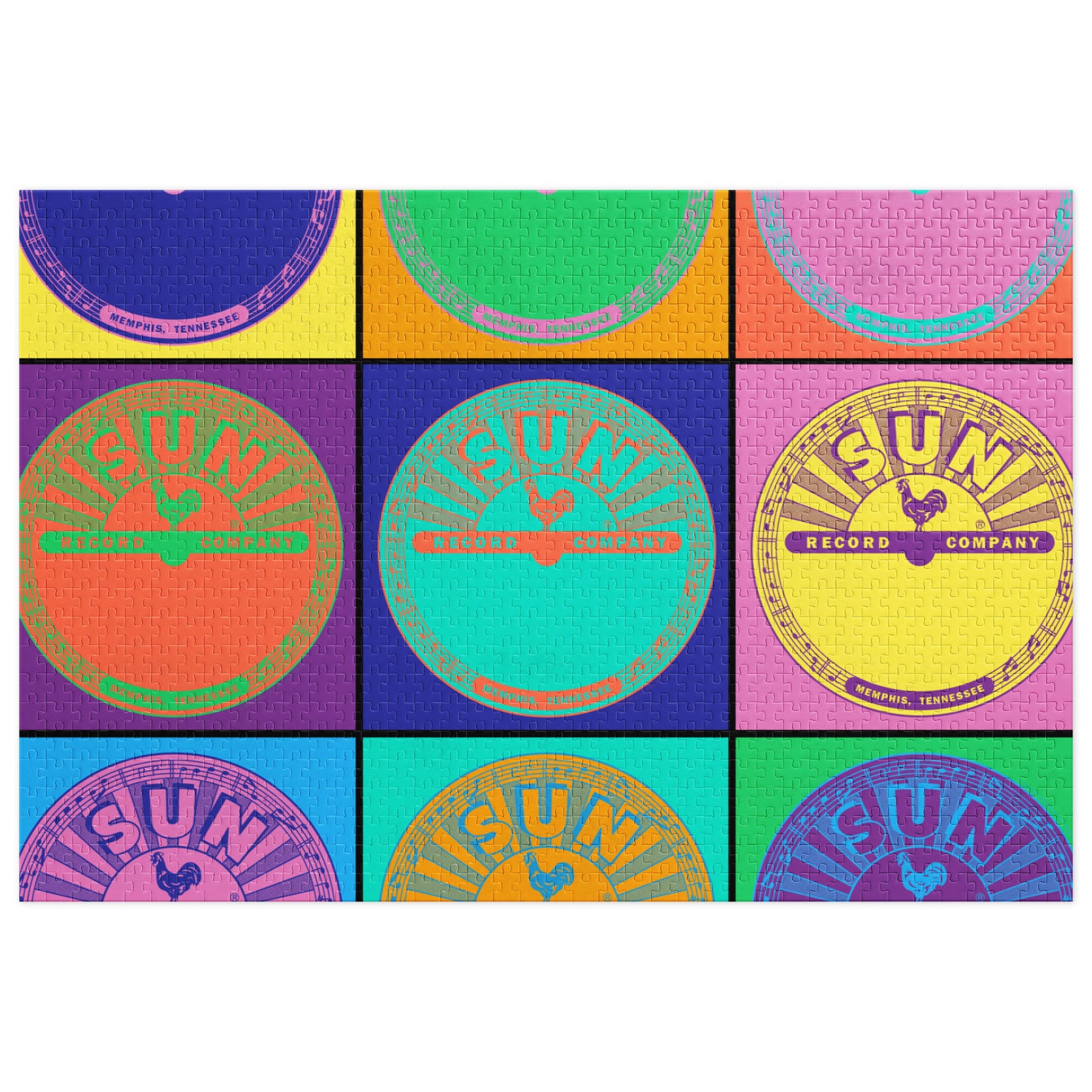 Sun Label Pop Art 1000 pc Jigsaw Puzzle
