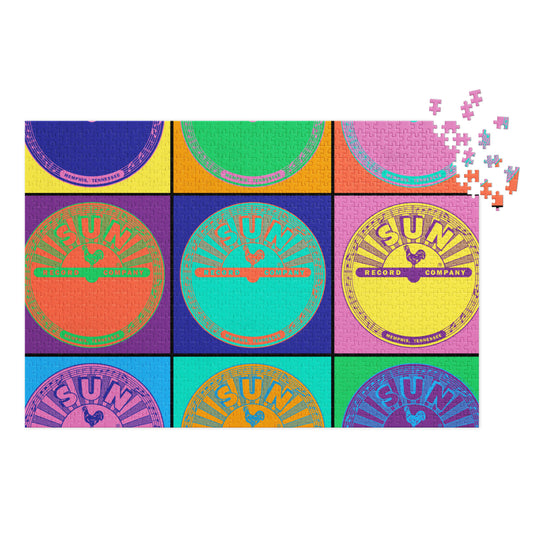 Sun Label Pop Art 1000 pc Jigsaw Puzzle