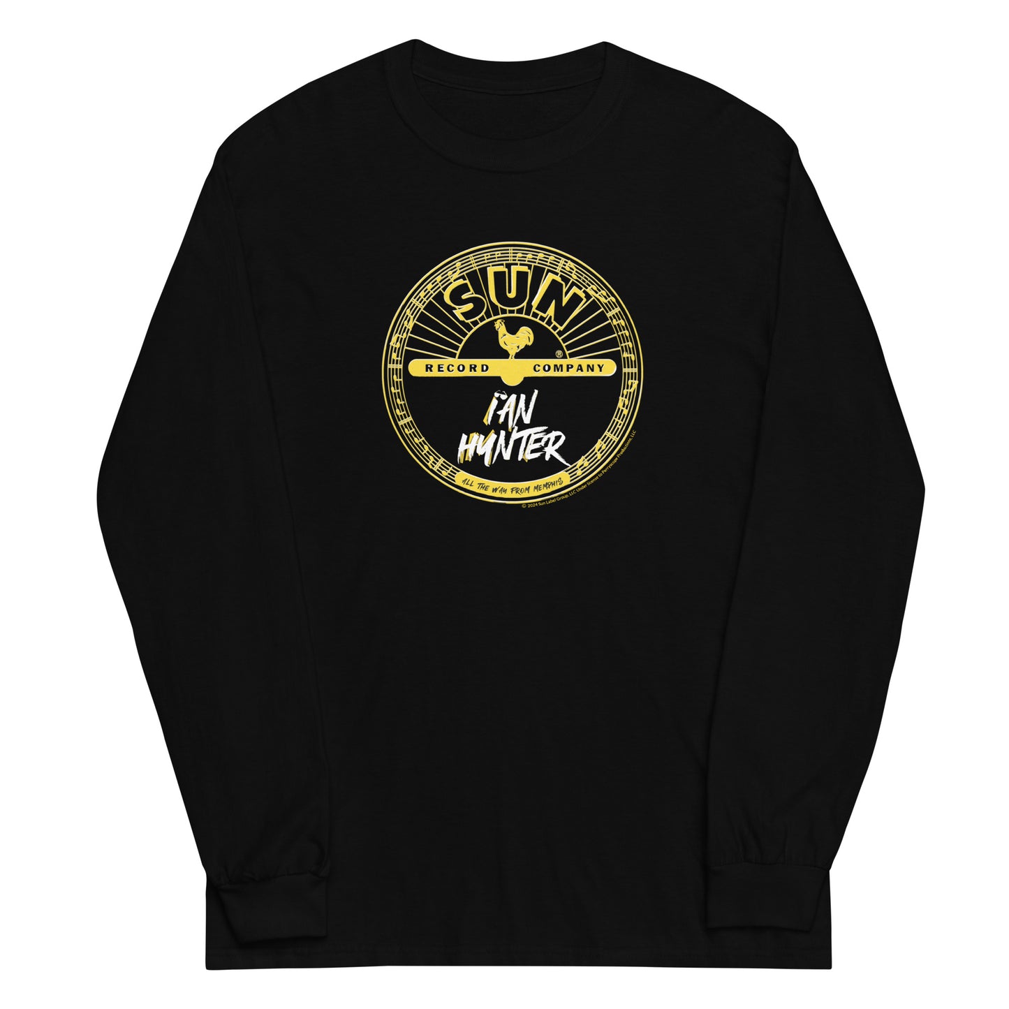 Ian Hunter Memphis Sun Records Label Long Sleeve T-Shirt