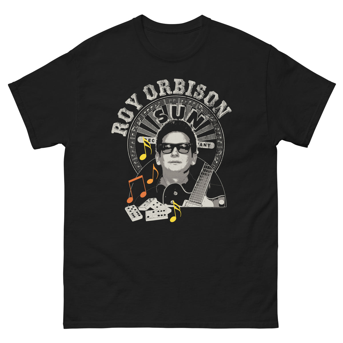 T-shirt Vintage The Legend Live Roy Orbison - Jaune - Unisexe - Tailles S à 5XL - Neuf