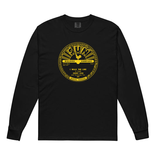 Johnny Cash I Walk The Line Sun Records Long Sleeve