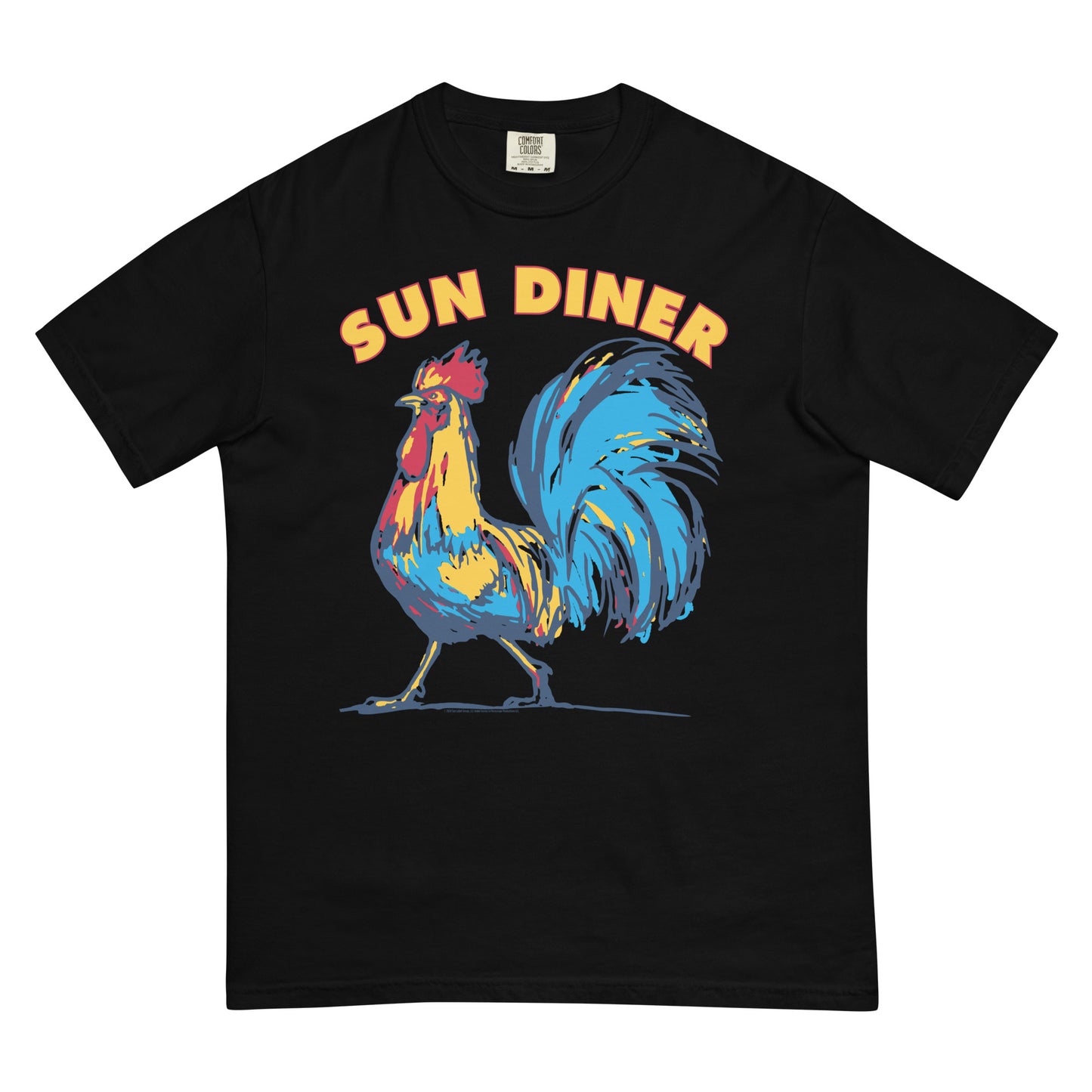 Sun Records Sun Diner Blue Rooster T-Shirt