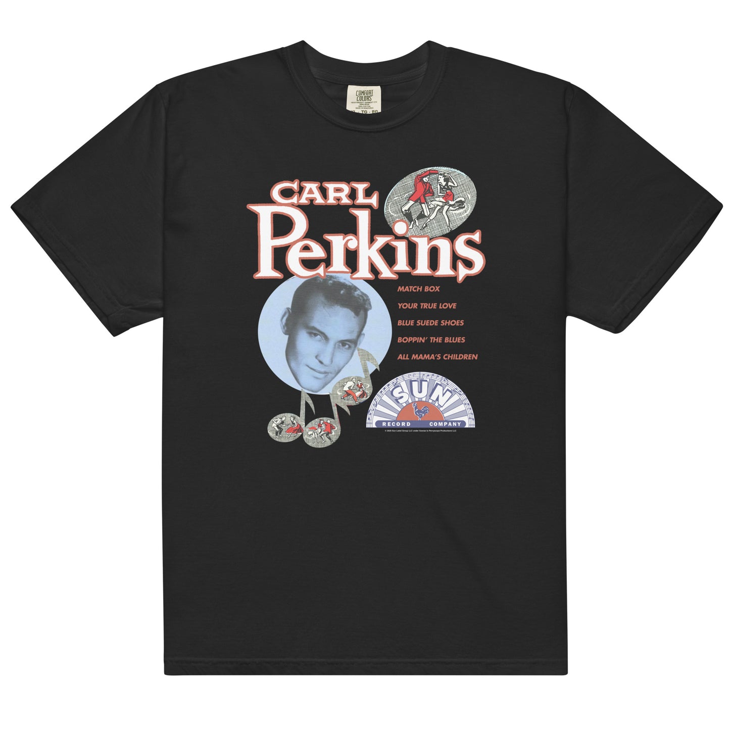 Carl Perkins Song Titles T-Shirt