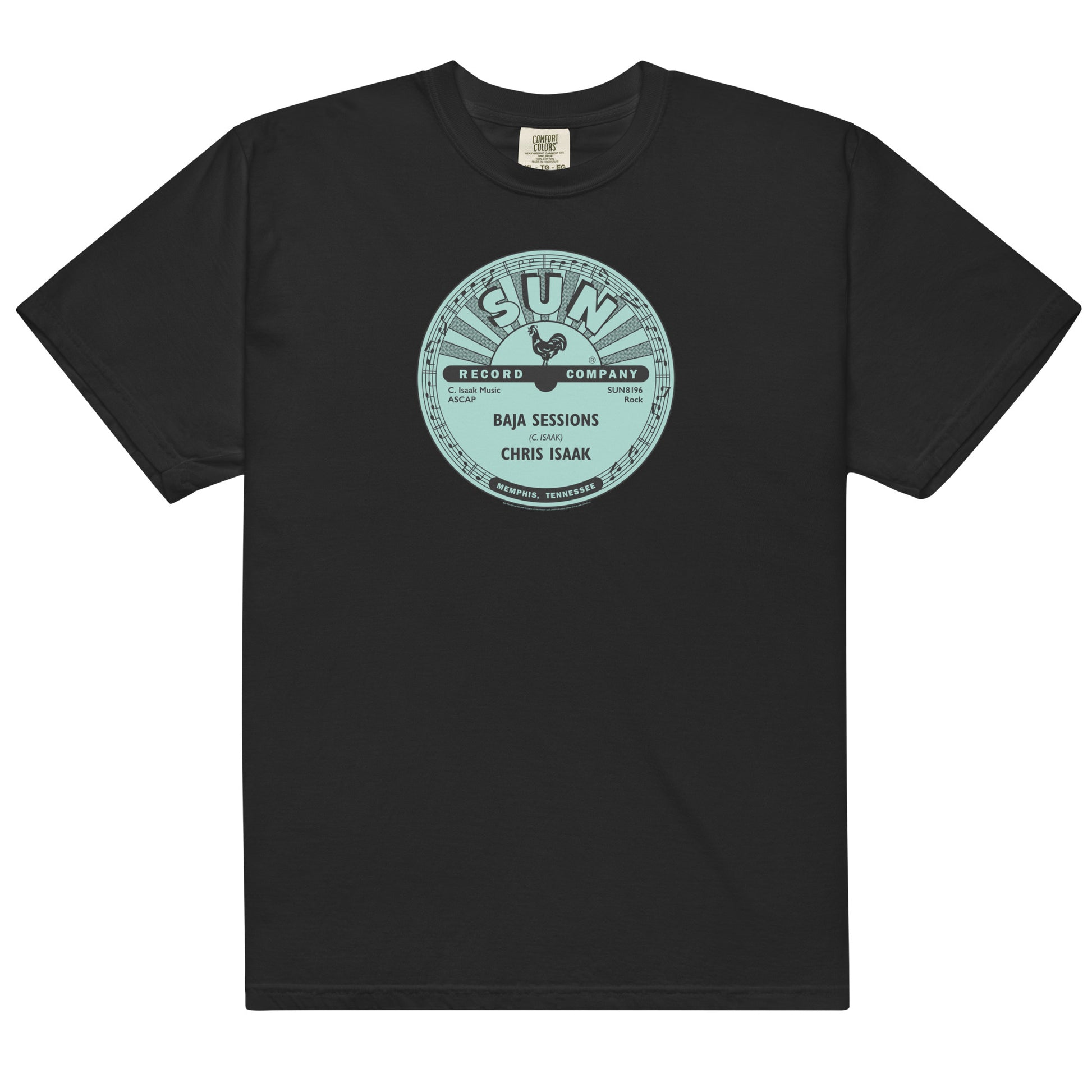 Green t-shirt with 'backroadprints.com' logo on a white background