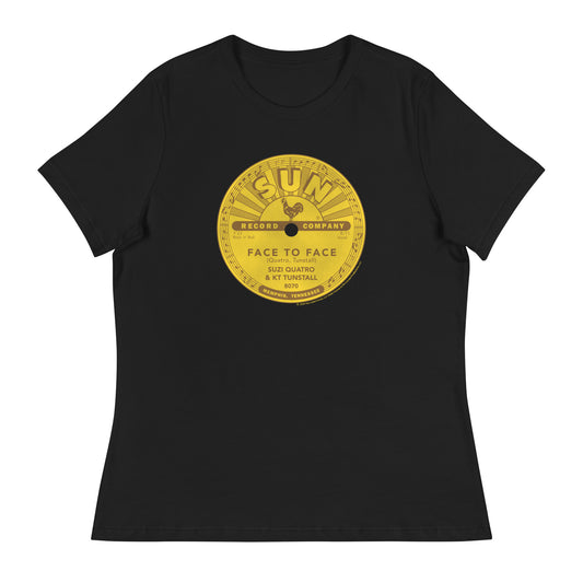 Face To Face Sun Records Label Fitted T-Shirt