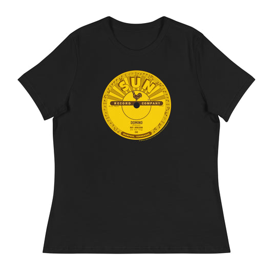 Roy Orbison Domino Sun Records Label Fitted T-Shirt